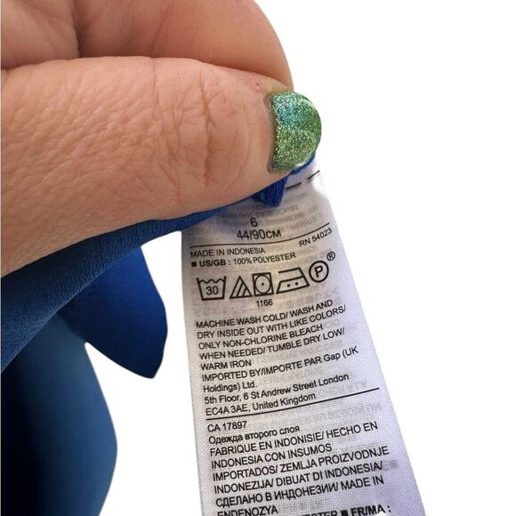 Banana Republic 6 Royal Blue Dress - Picture 8 of 10